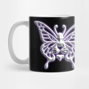 Wolf and butterfly 3d super soft blend drawing cute cool colorful Mug